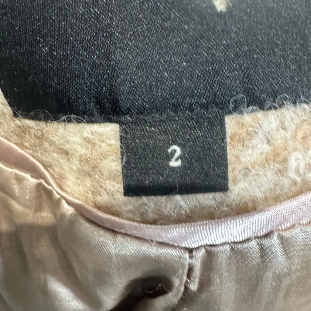 Ivanka Trump  neutral wool blend buckle walker coat size 2 - Image 8