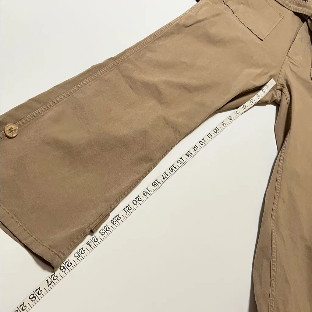 Good American The On Duty Belted Jumpsuit Khaki
with Pockets Sz 3/ sz 10-12 NWOT - Image 15