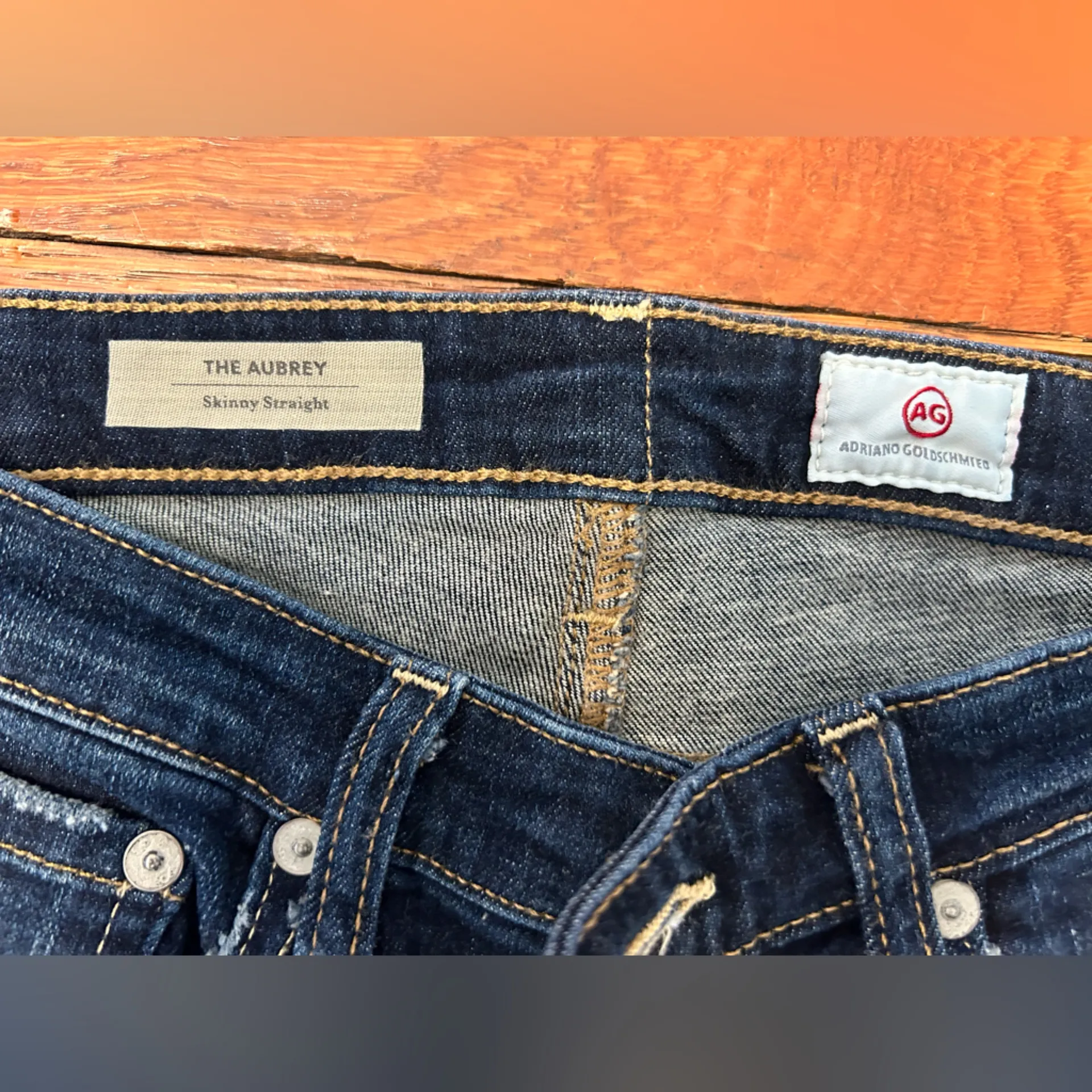 AG Adriano Goldschmied “The Aubrey” Skinny Straight Jeans - Image 6