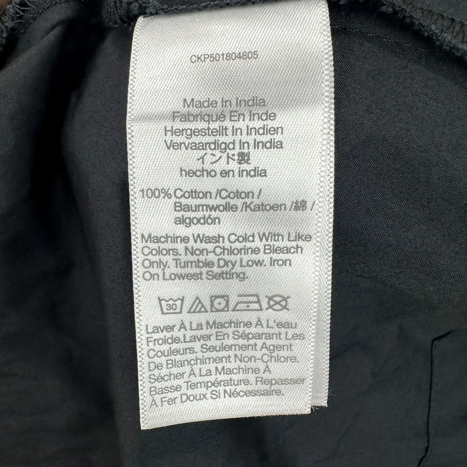 Madewell V Neck Circle Midi Dress Cotton Jet Black Classic Minimalist 0 NWT - Image 10