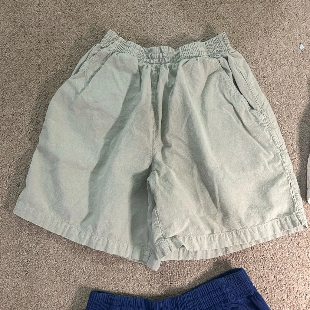 Vintage 90s Erika & Co. Elastic Waist Mom Shorts Bundle (4 Pairs) Size Medium Blue - Image 2