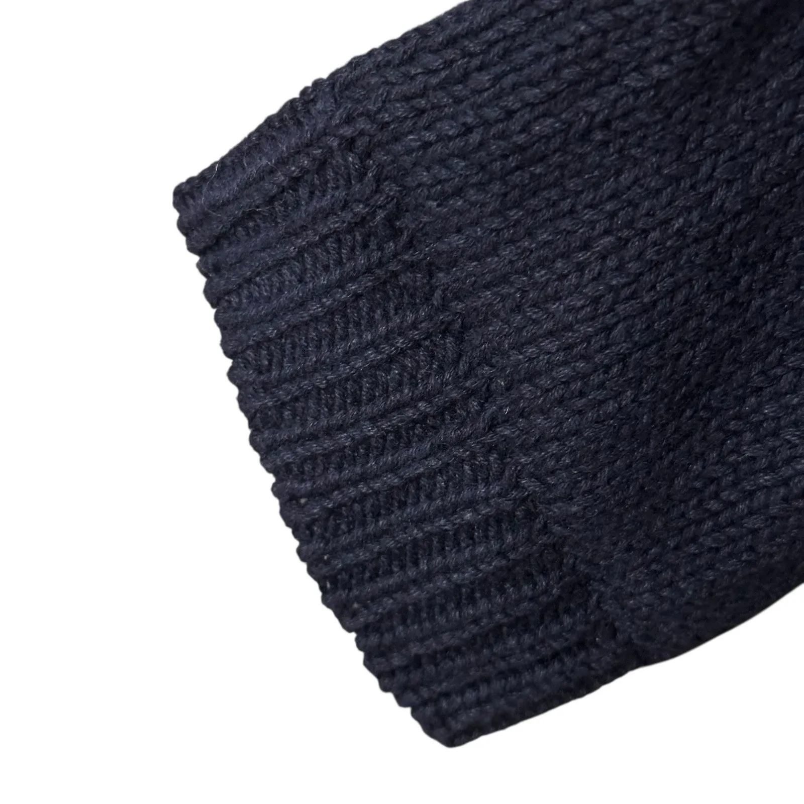 VTG Alexandra Bartlett Cardigan Sweater Navy Blue Size XL Teacher Back To School - Image 5