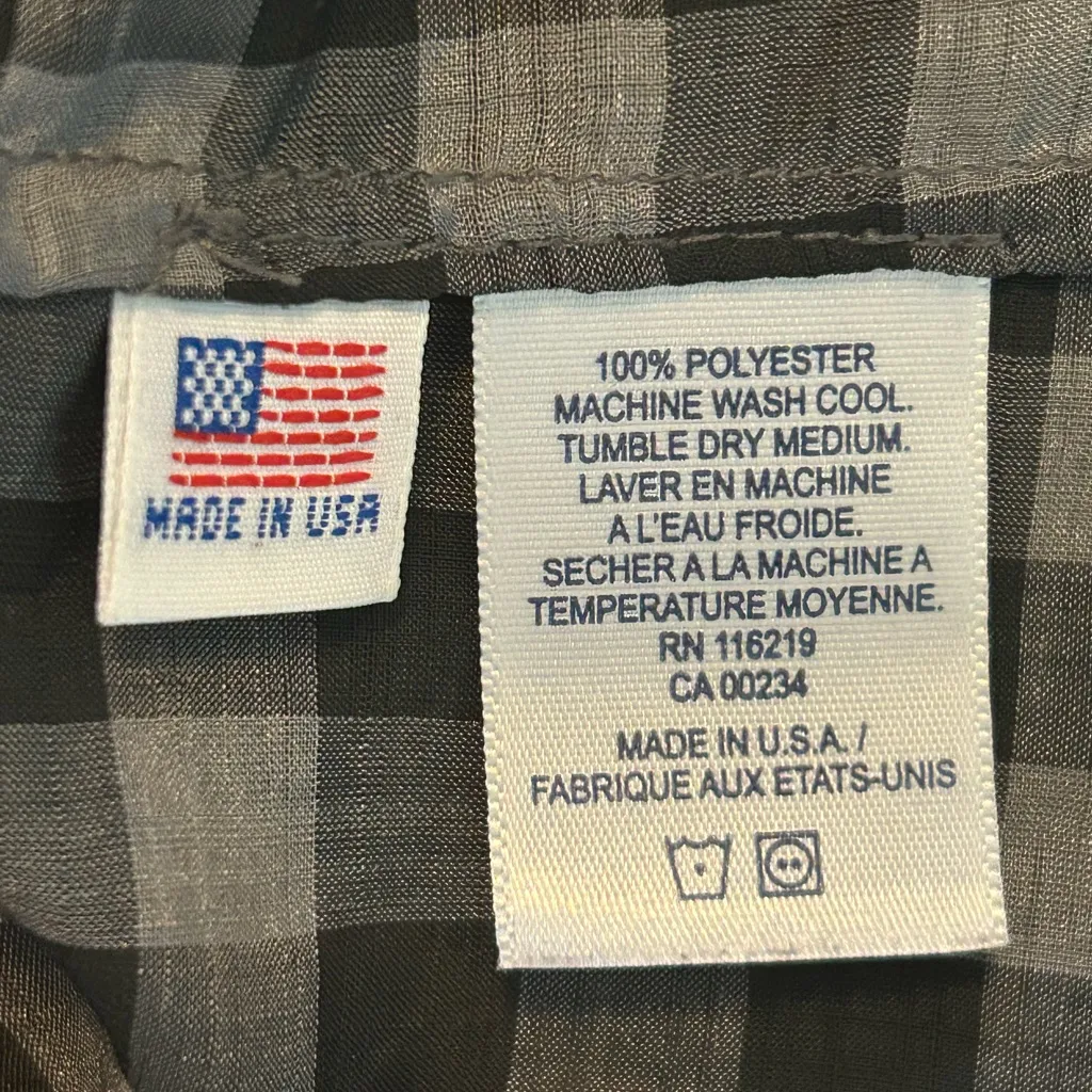 Steven Alan  Black and White Gingham Tank Top - Image 4