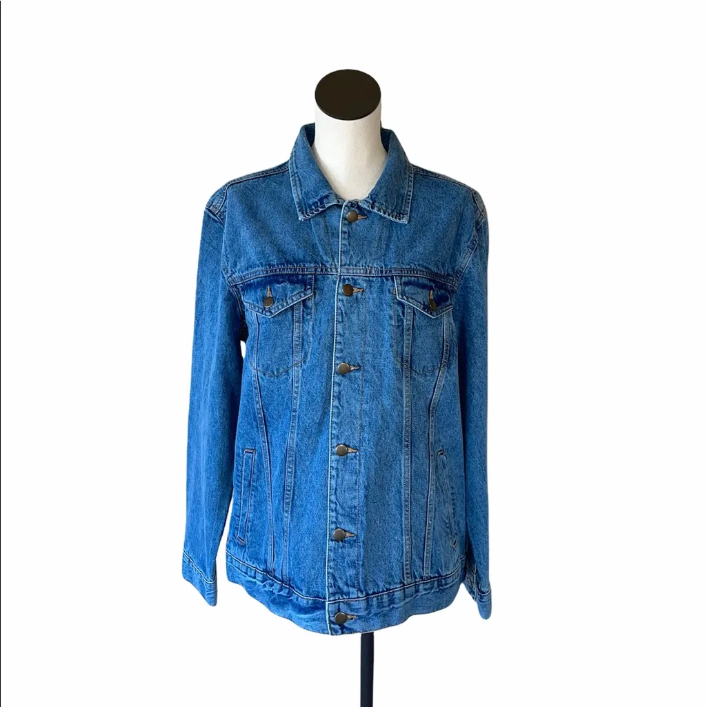 NWT Nickelodeon Denim Jean Jacket CottonBlue L - Image 2