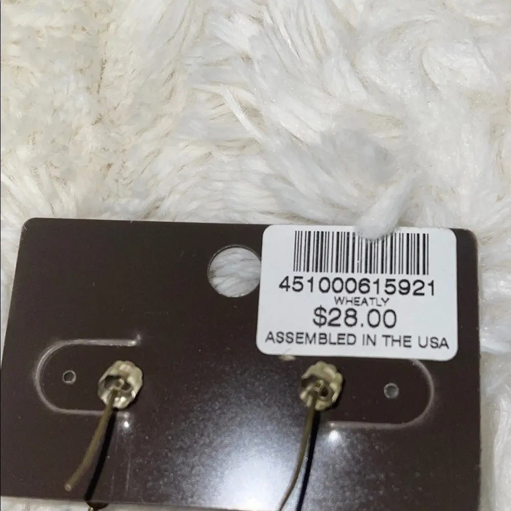 NWT Chico's Bohemian Medallion Earrings Brown and Tan - Image 3