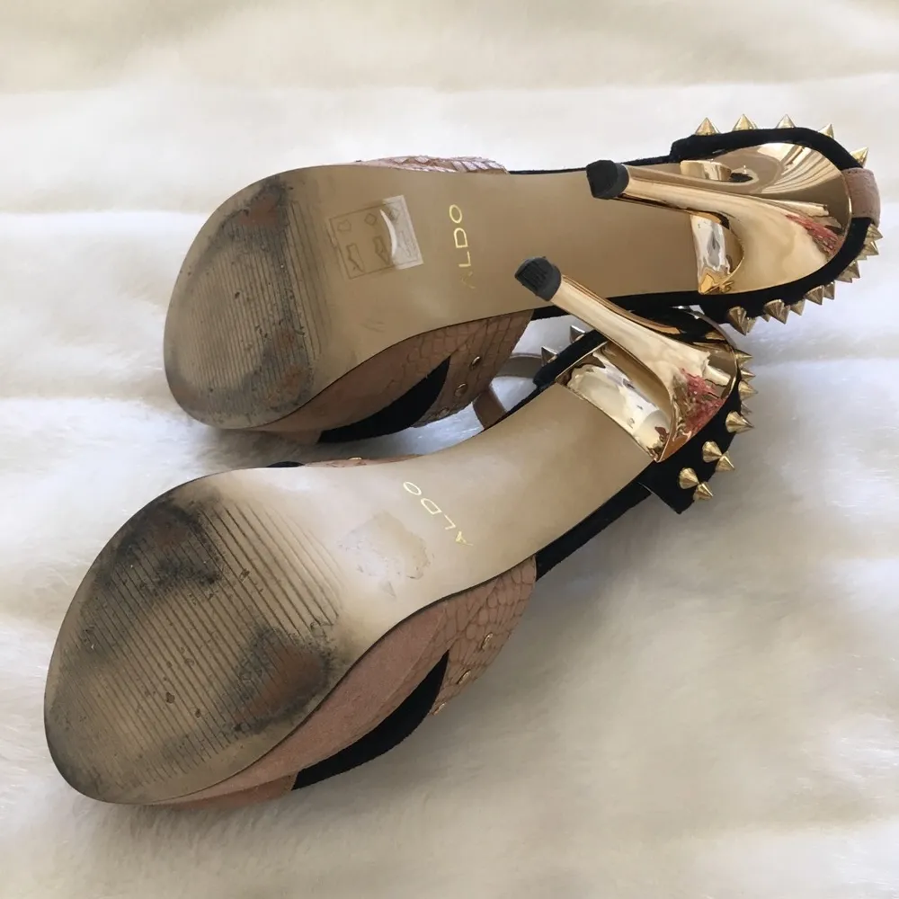 Aldo Studded Platform Heels - Image 4