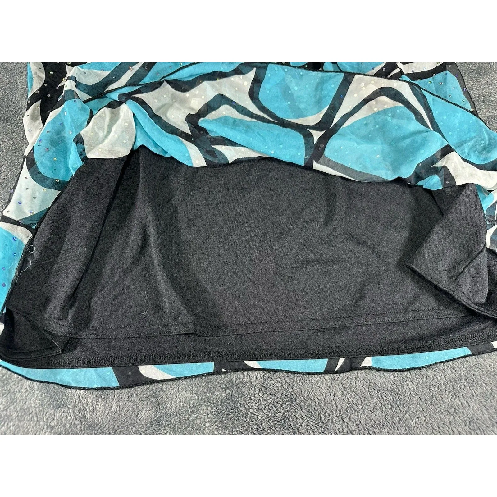 Dress Barn Multicolored Geometric Print Shift Blouse Size 22/24 - Image 6