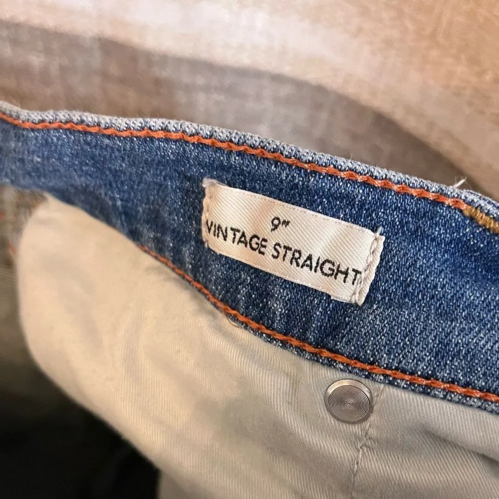 J. Crew 9” Vintage‎ Straight Leg Jeans Size 30 Tall - Image 9