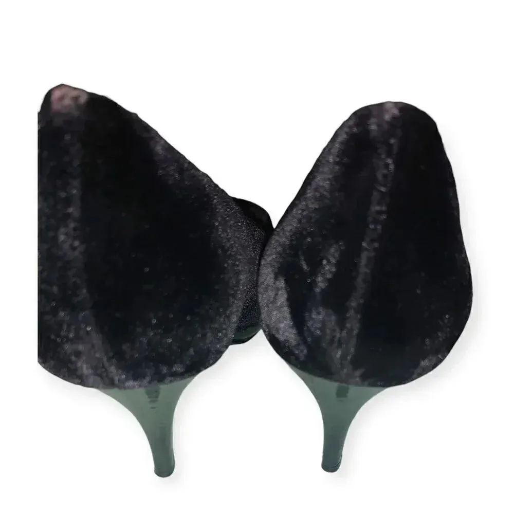 Gianni Bini velvet peep toe heels - Image 5