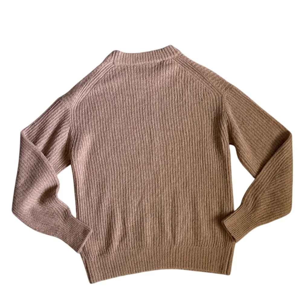 Everlane The Cocoon Crew Alpaca Oversized Sweater Tiger's Eye Size XS - Image 10