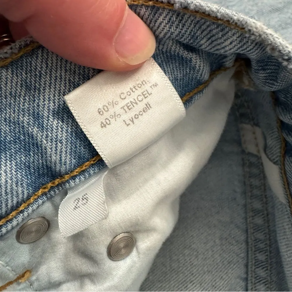 Reformation Tahoe Destroyed Stevie Ultra High Rise Jean Size 25 - Image 10