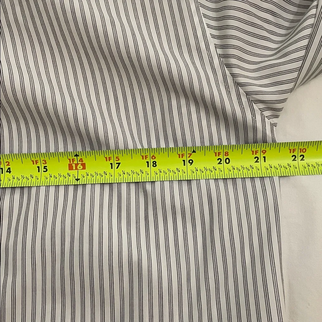 Brooks Brothers Classic Fit Non-Iron Button Up Striped Shirt Top Womens Size 12 - Image 5