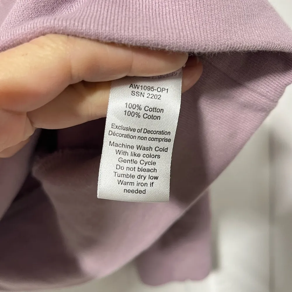 ATM Anthony Thomas Melillo Purple pullover cotton sweatshirt size small - Image 5