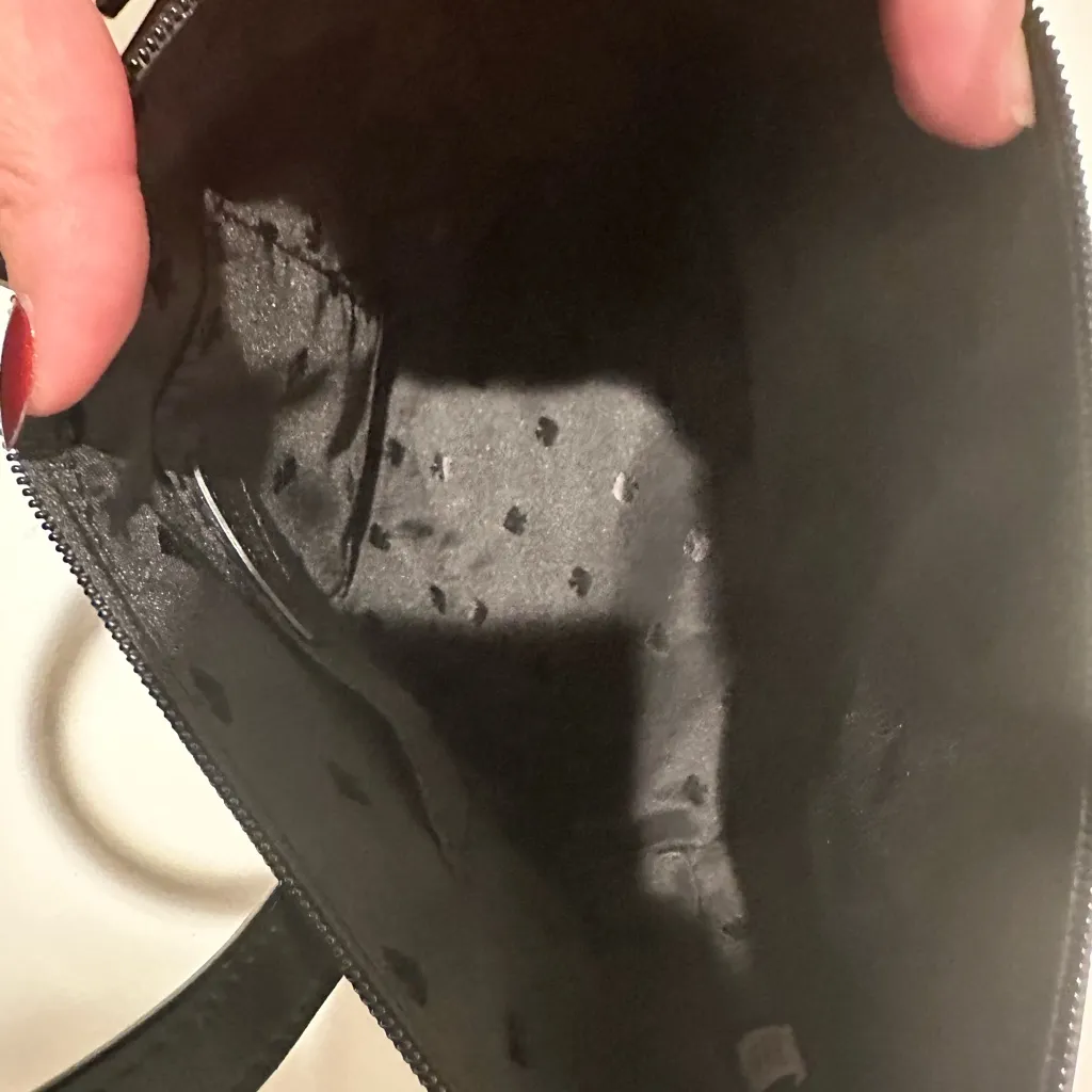 Kate Spade New York Ina Greta Court Black Glitter Handbag Satchel Mini Tote - Image 7