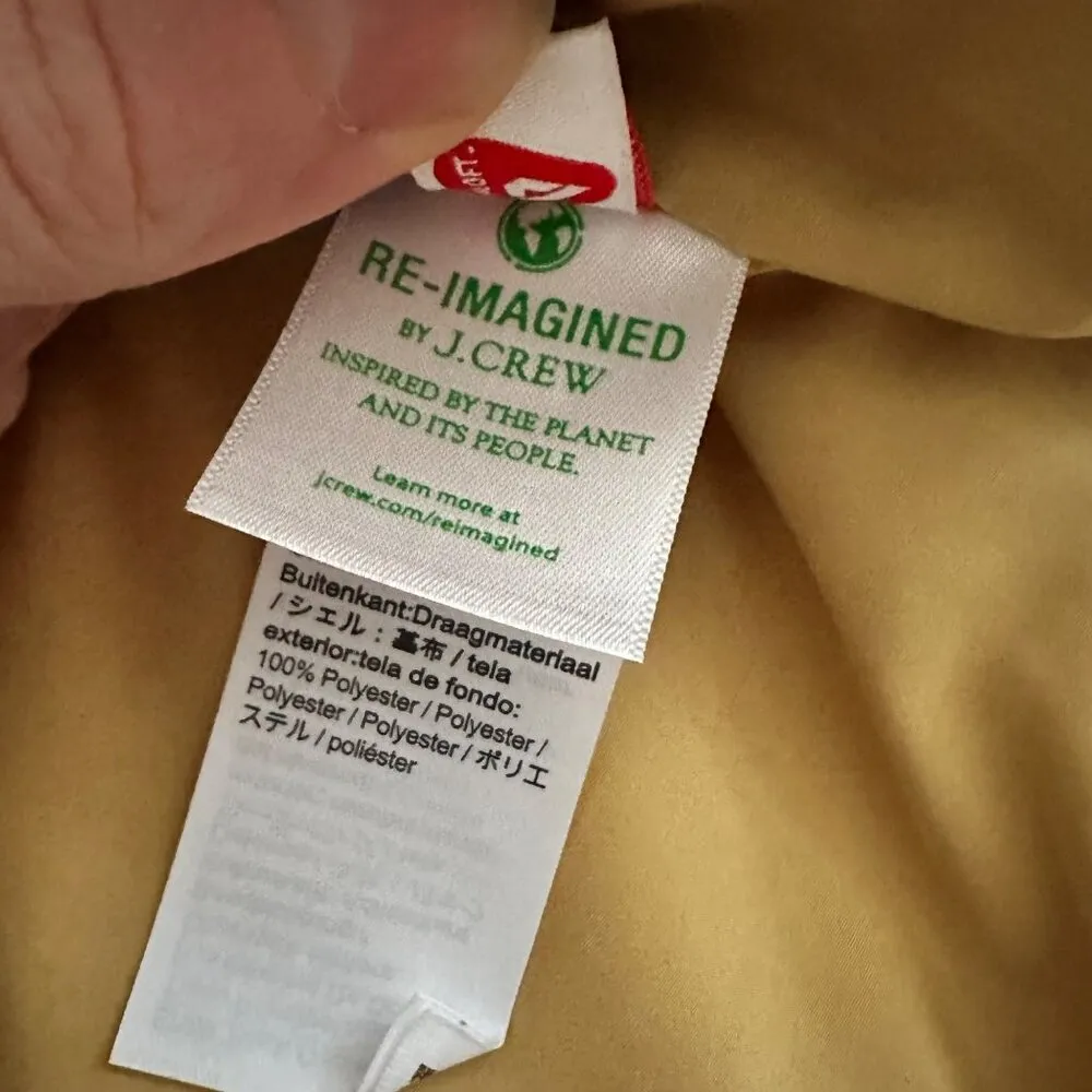 J. Crew Off-White Quilted Puffer Vest Lightweight Water Repellent Sz Small - Image 6