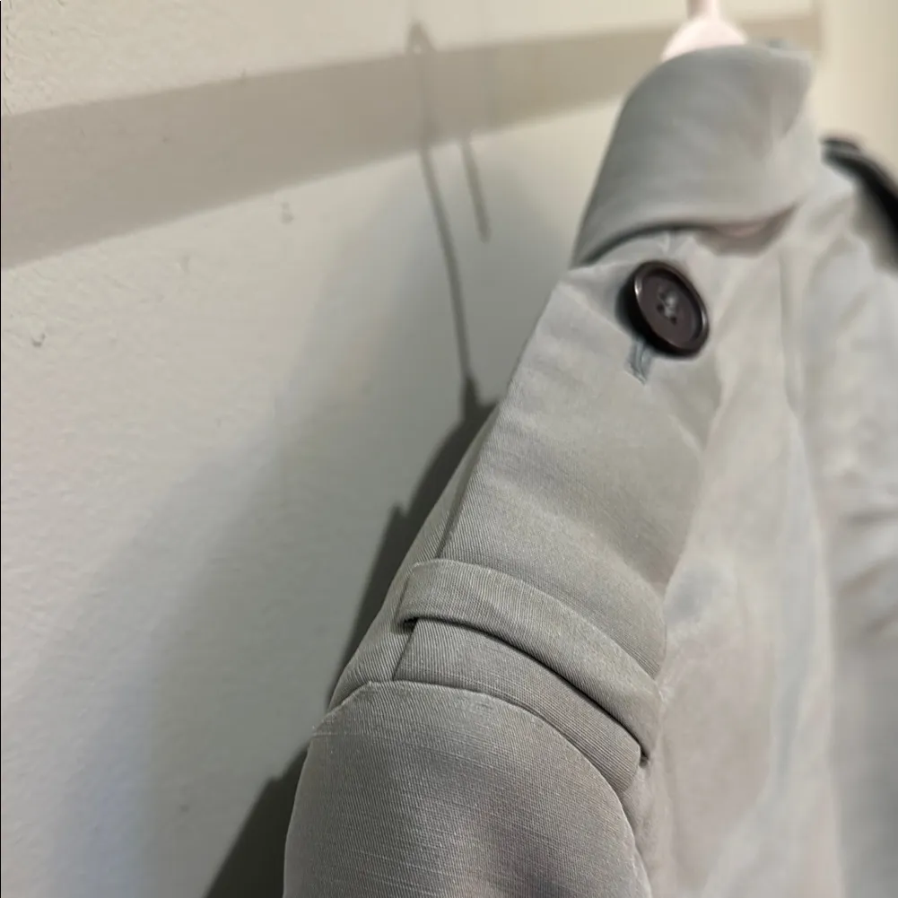 Helmut Lang  olive green cropped blazer - Image 5