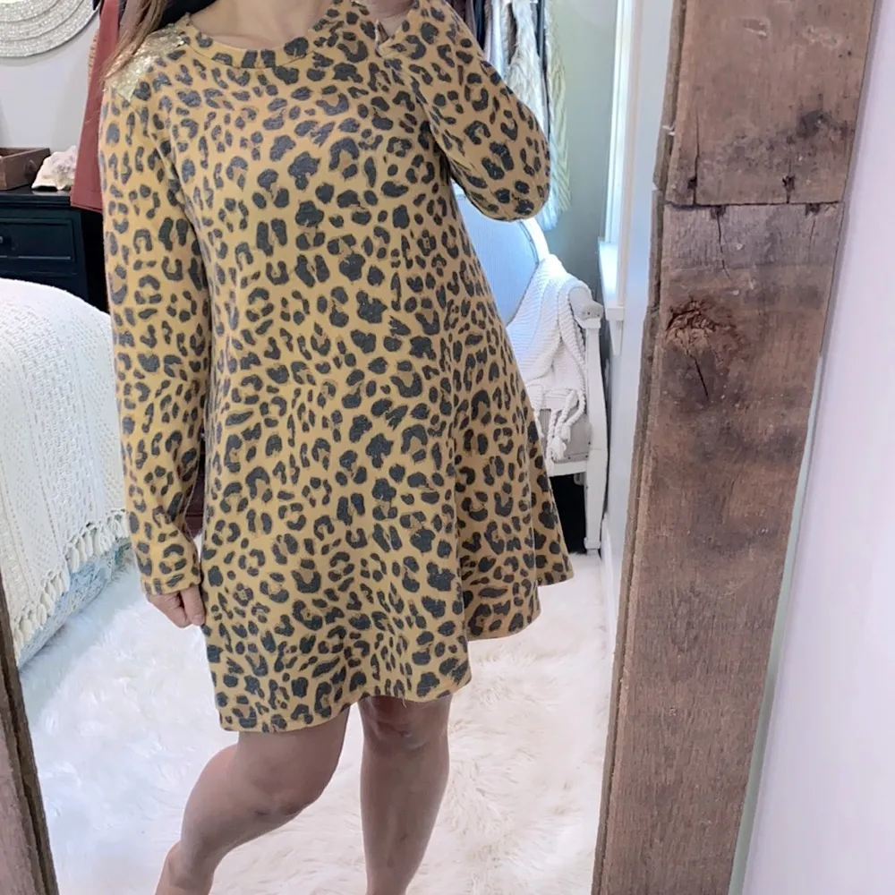 SIMPLY Southern cheetah print large shirt dress - Image 2