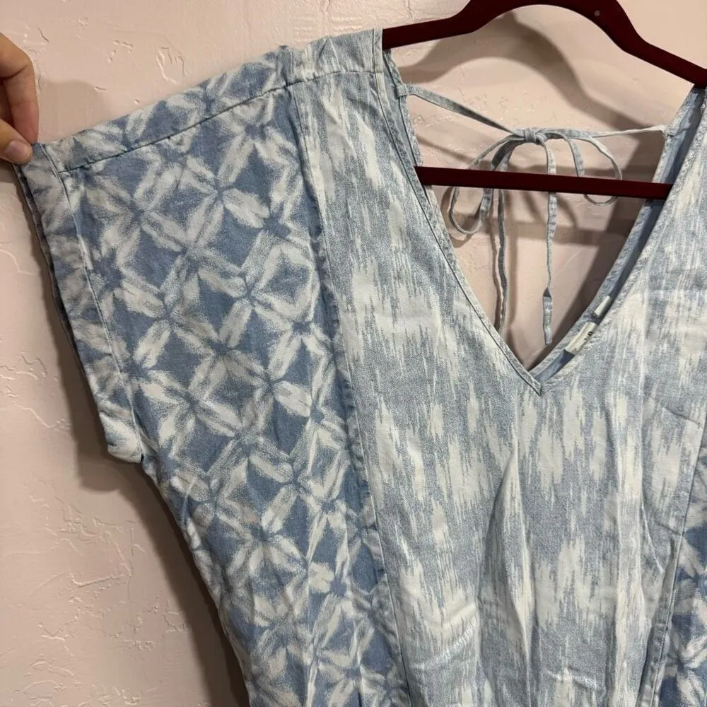 Gap Tencel Vneck mix pattern romper - Image 2