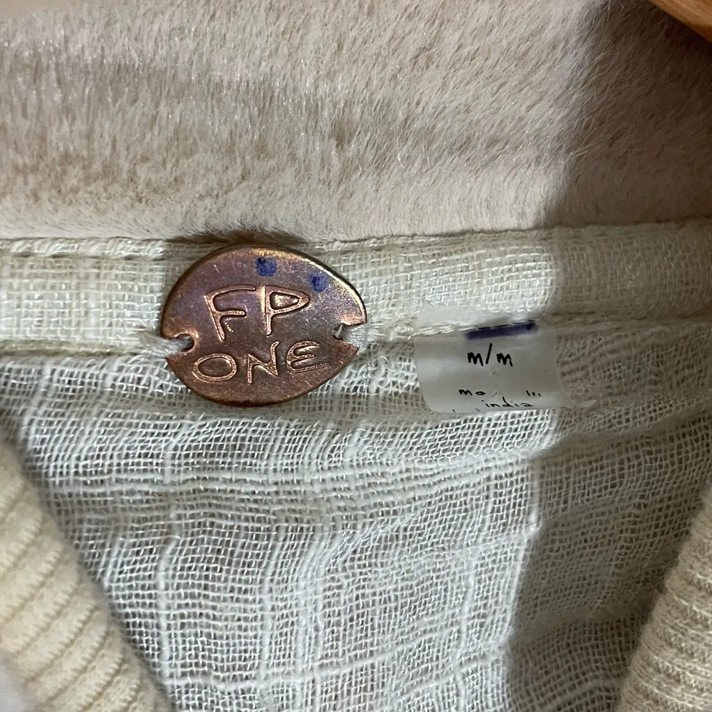 Free People One Aurora Faux Fur Bomber Jacket - Image 6