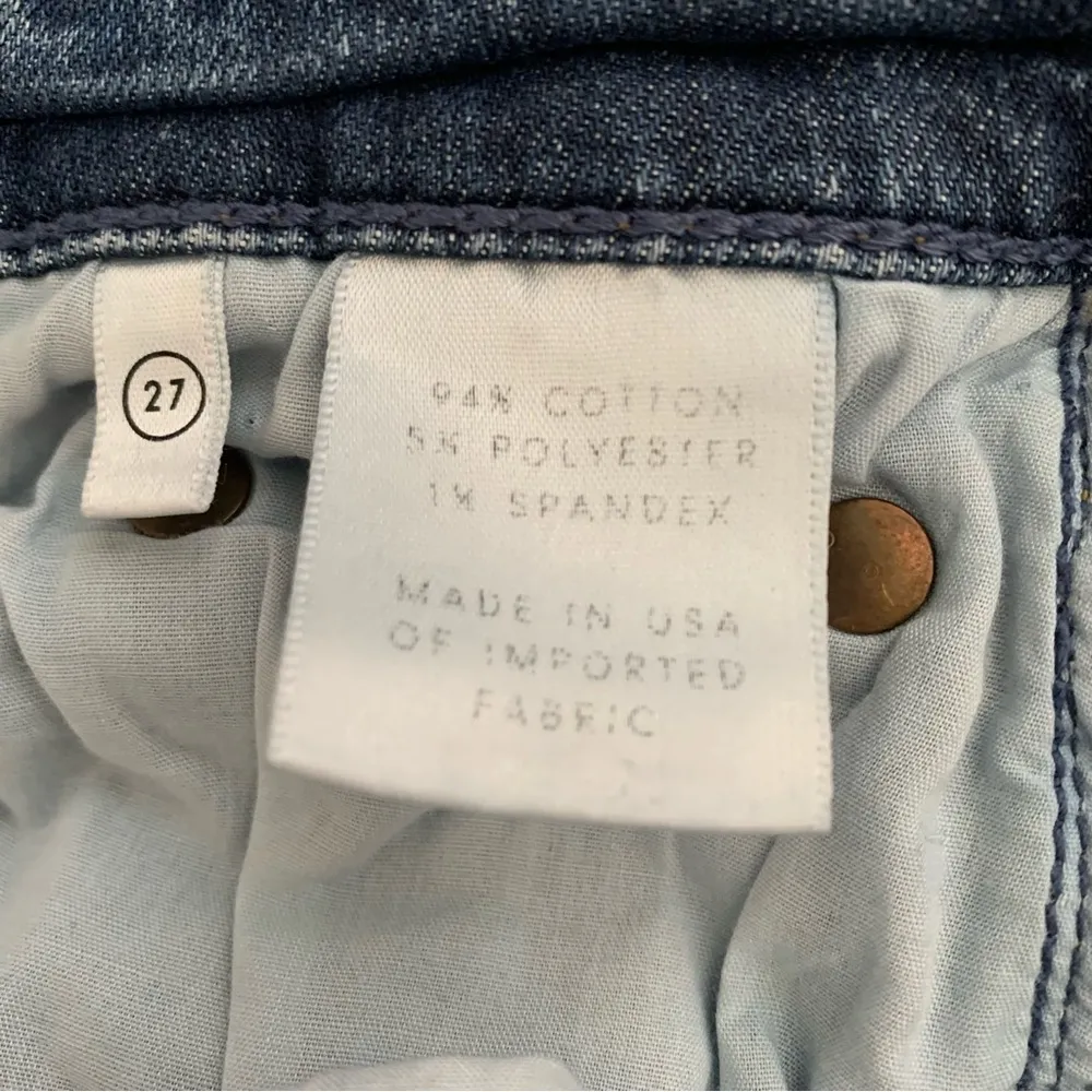 Kendall High Waist Skinny Distressed Fox Fire Wash Jeans Size 27 - Image 13