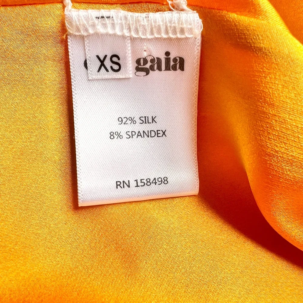 Cult Gaia Jasmin Cut Out Maxi Dress Silk Gown Size XS - Image 8