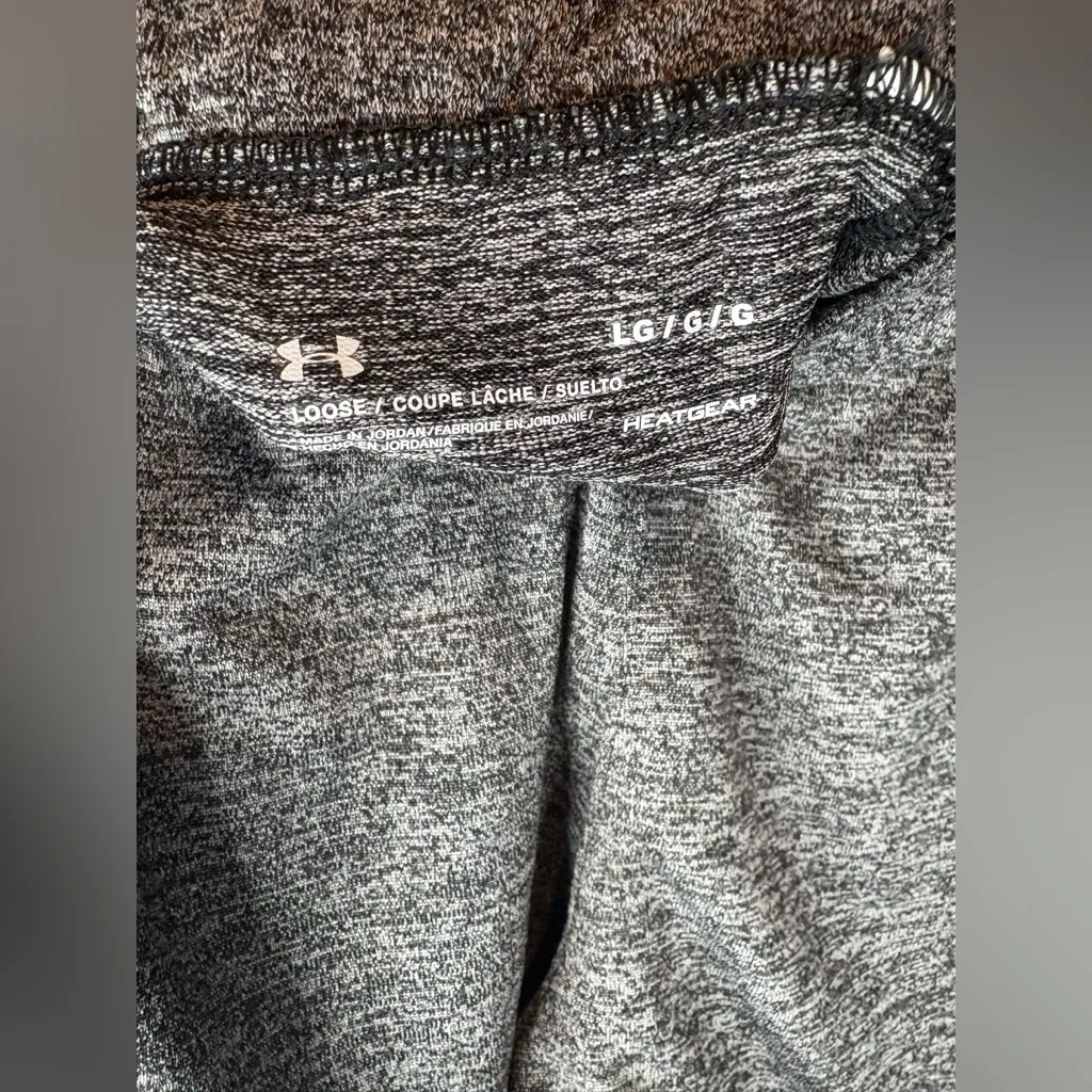 Under Armour Heather Gray Running Shorts - Image 3