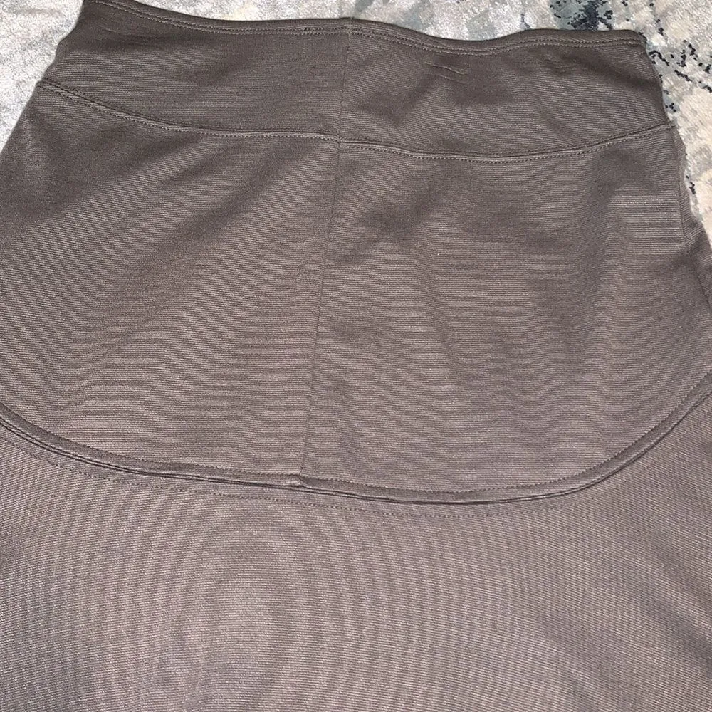 SIMPLY‎ VERA brown asymmetrical a-line skirt XS - Image 4