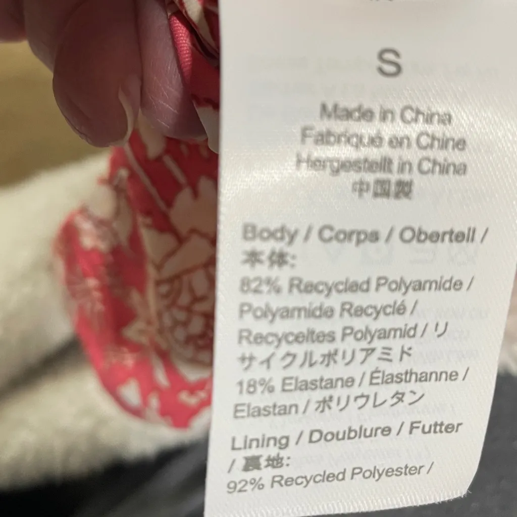 J Crew Curved Waist Cheeky Bikini Swim Bottom Mauve Tossed Floral Small (4-6)NWT - Image 4