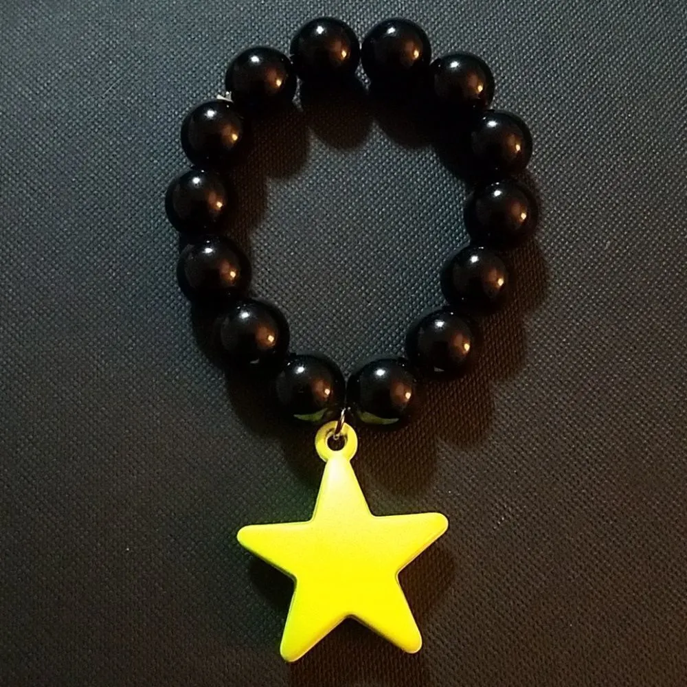 Black & Yellow Bracelet Black - Image 2