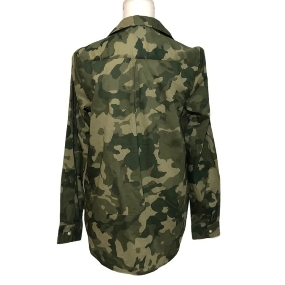 NWOT  Camo Camouflage Button Up Shirt New - Image 3