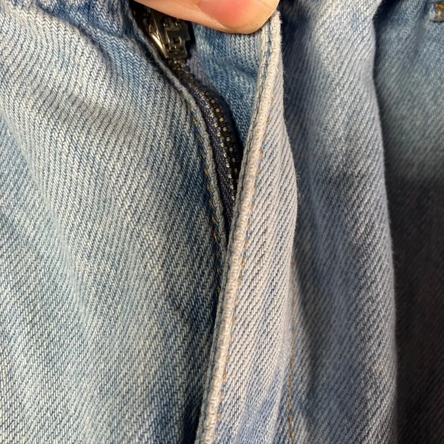 Zara Mom‎ Jeans Womens Size 6 Light Wash Denim Paper Bag Waist High Rise - Image 3