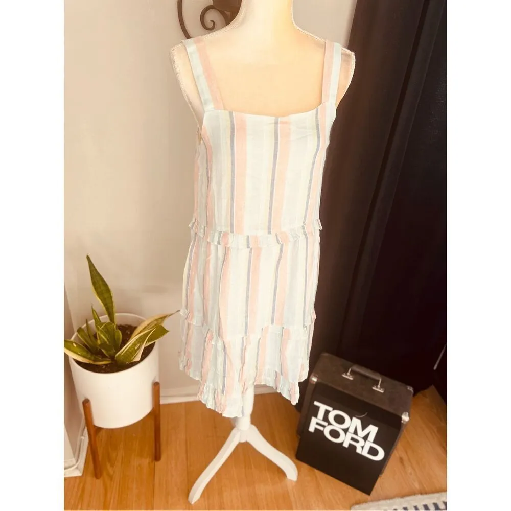 RAILS Sandy Linen Blend Shift Dress, Summer Airy Vacation Dress, Small (4/6) NWT - Image 10