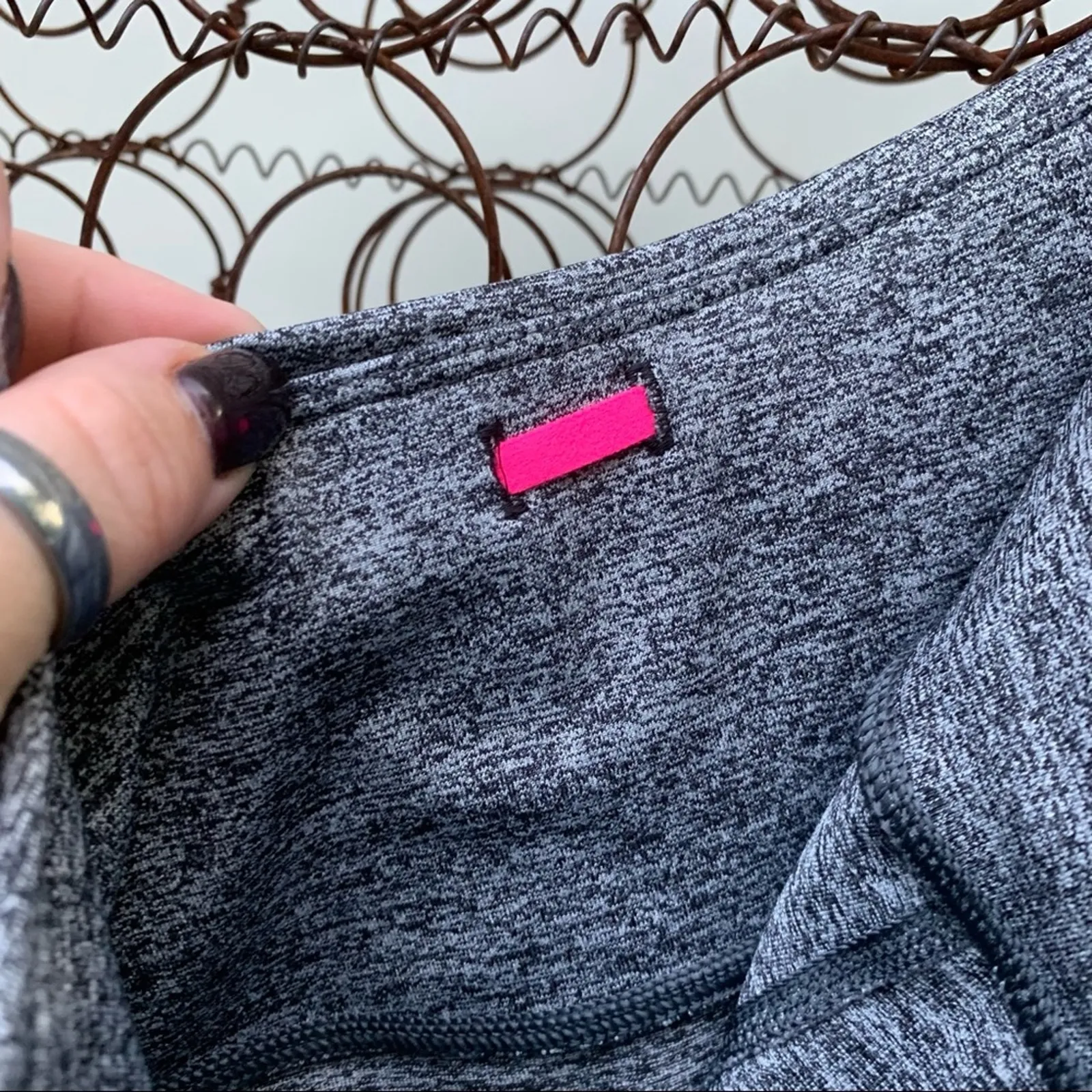 VSX Sport heather gray leggings slinky athletic yoga SMALL - Image 5