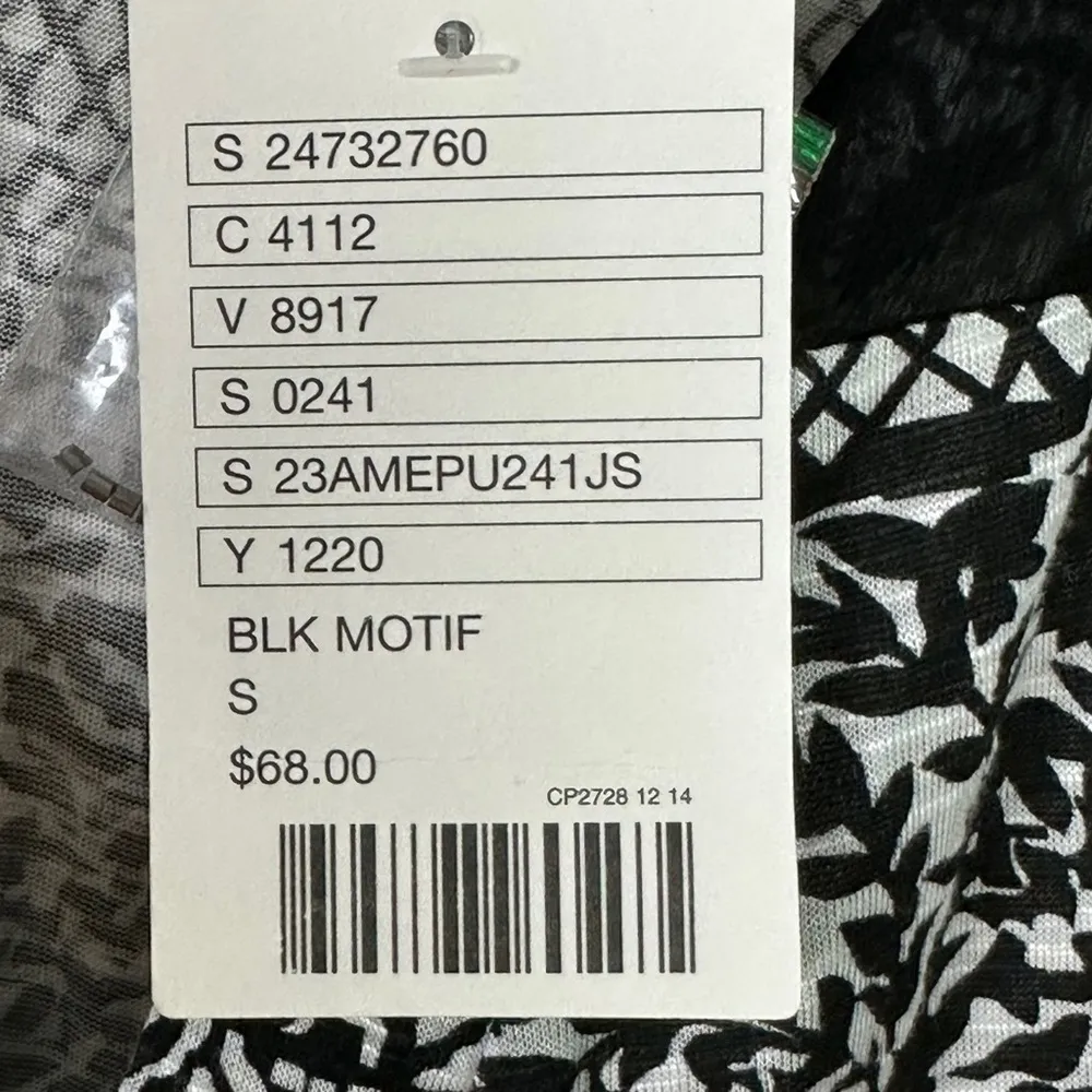 Anthropologie Ric Rac Floral Asymmetrical Beaded Tunic Top Mesh V Neck Small NWT - Image 9