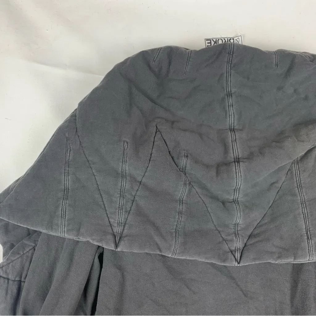 Young Fabulous & Broke size Medium large sandrine quilted cocoon Gray coat - Image 13