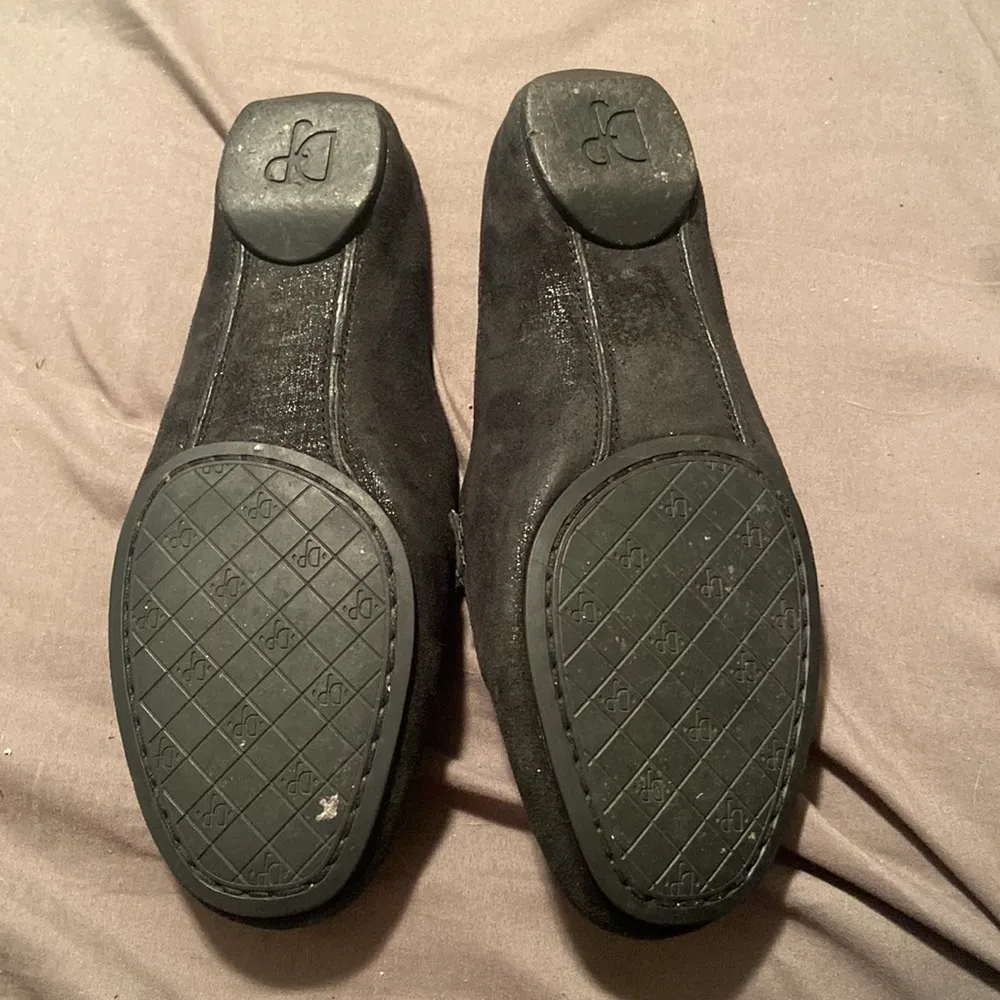 Donald Pliner Black Sparkle Horse Bit Slide On Loafers Size 7 - Image 5