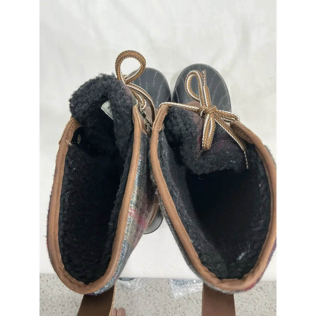 Womans Time N Tru Water Resistant Winter Snow Duck Boots Mid Calf Lined Size 7 - Image 6