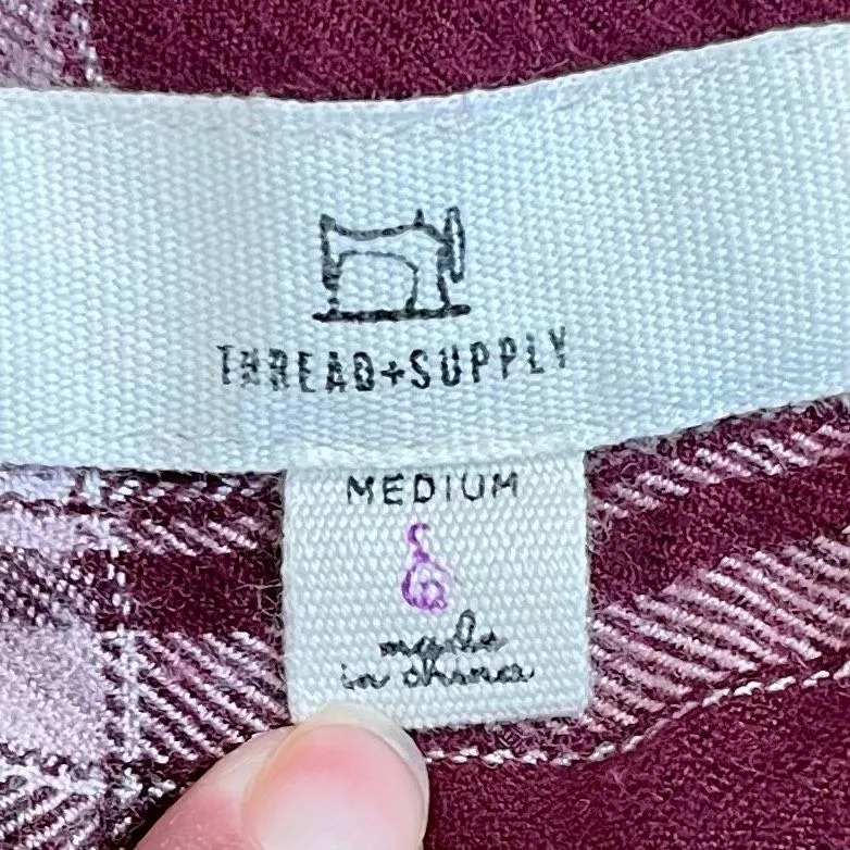 Thread & Supply Plaid Flannel Button - Image 10