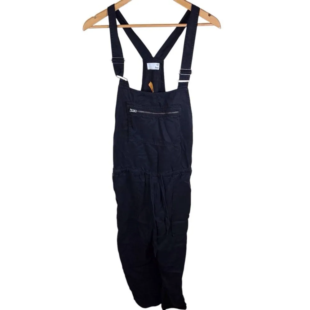 Aritzia Wilfred Free‎ Valletta Overalls Size XS Black Grunge Streetwear - Image 3
