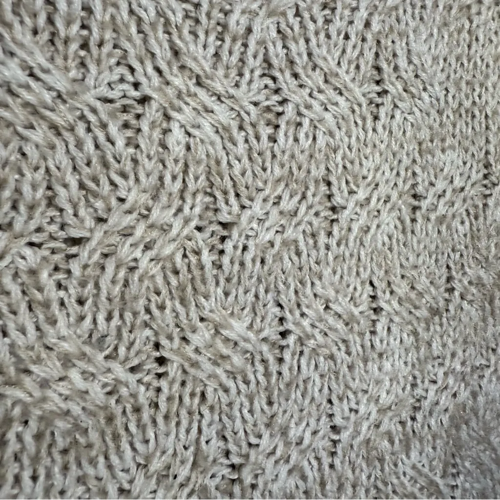 Worthington  Cream Cowl Neck Sweater Size Medium - Image 5