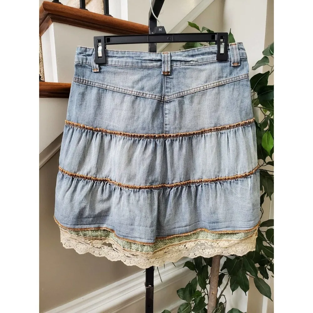 Vintage *Rare* EDC by ES Sport Blue Denim Cotton A - Image 7