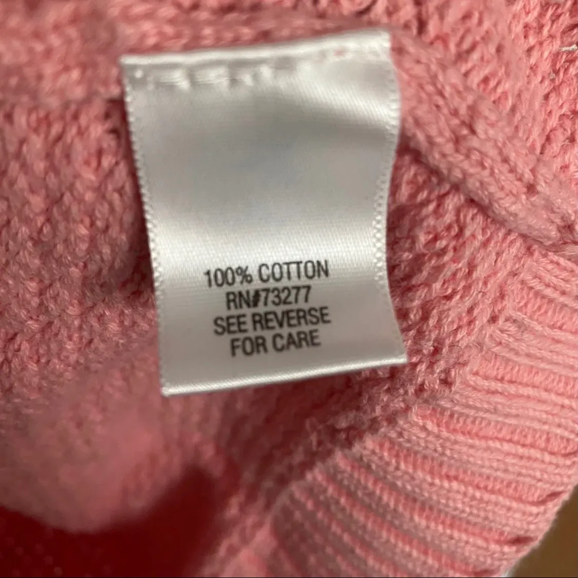 s Pink zip up cardigan - Image 5