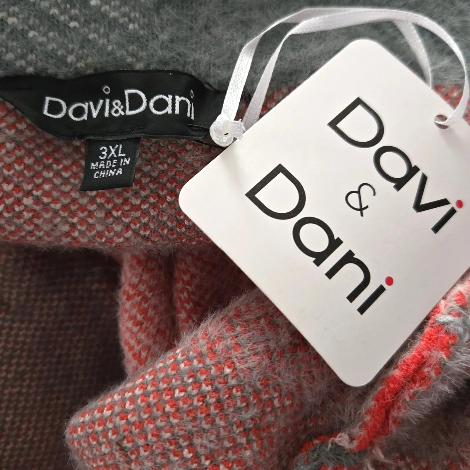 Davi & Dani  Plaid Statement Double-Breasted Buttoned Trench Coat NWT Size 3X - Image 3