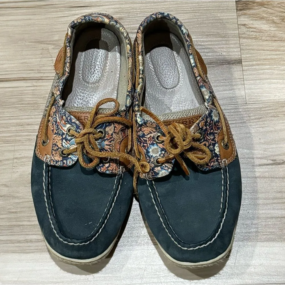 Sperry Top Sider Floral Boat Shoes Women’s 7 - Image 2