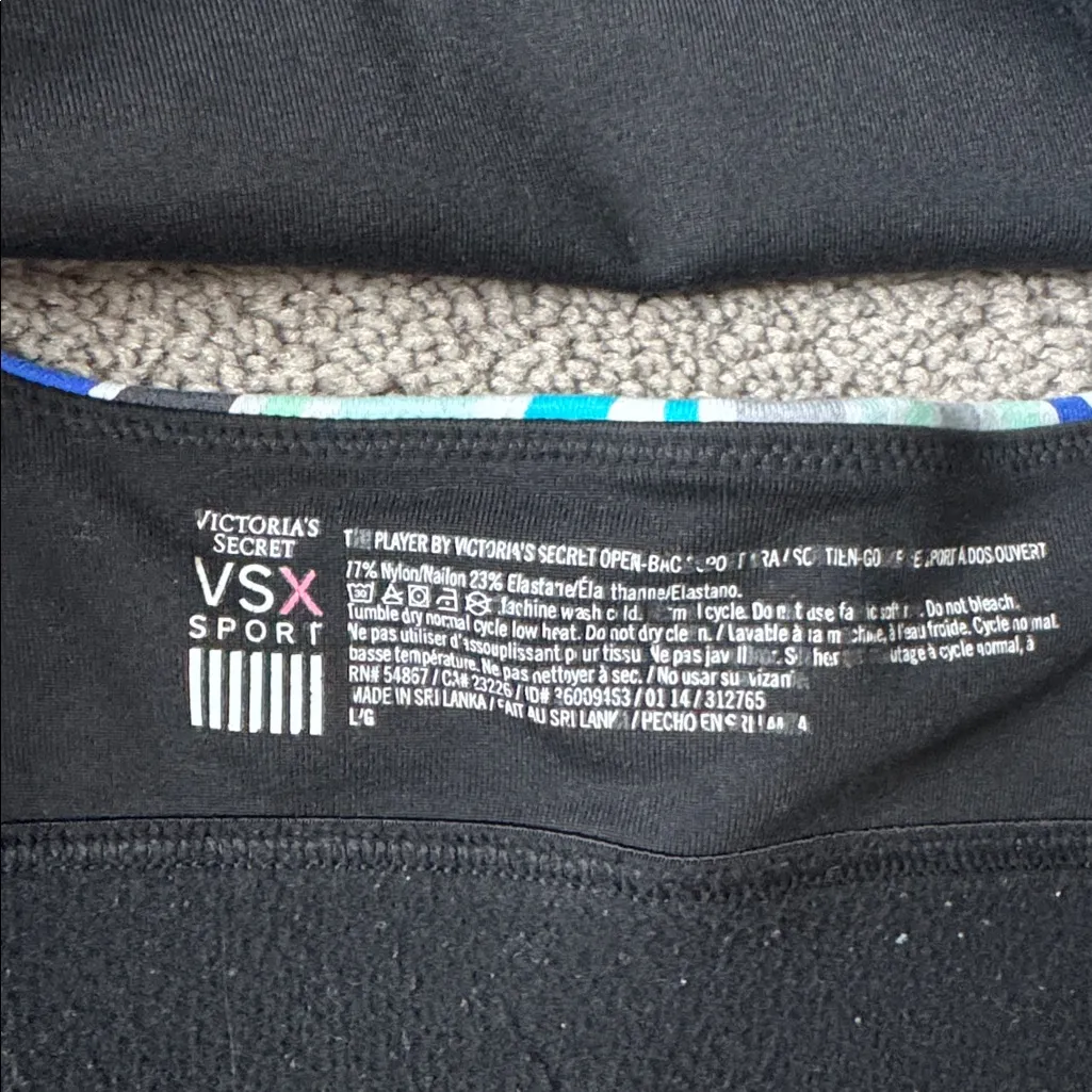 Victoria’s Secret Sport The Player Open Back Sport Bra SIZE L - Image 3