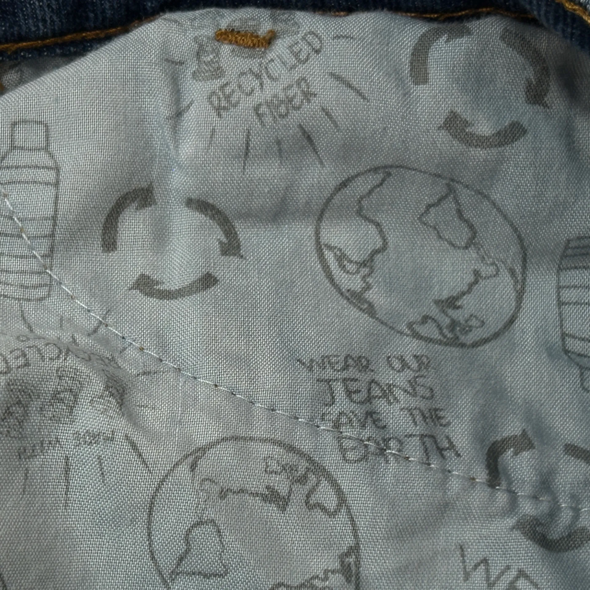 Sincerely Jules Button Fly Distressed Jeans Women’s Size 9/29 High Rise 5 pocket Blue - Image 8