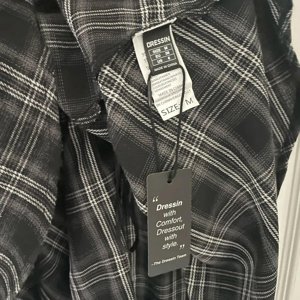 Mini plaid skirt Black Size M - Image 2