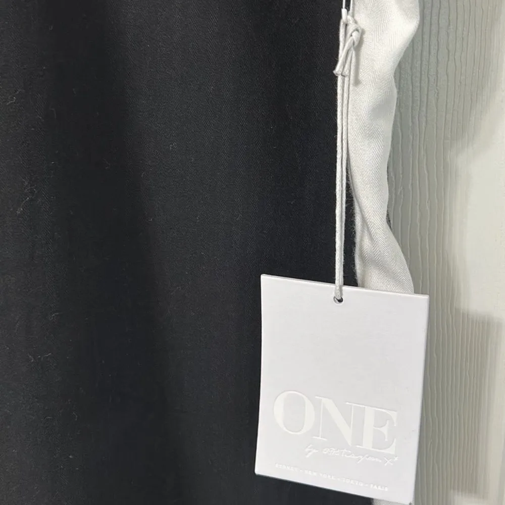 Revolve One Teaspoon Black & Cream Mini Swing Dress(Size Small) - Image 6