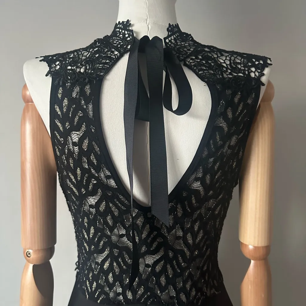 Privately privileged, vintage Elegant Black Lace Dress Size undefined - Image 8