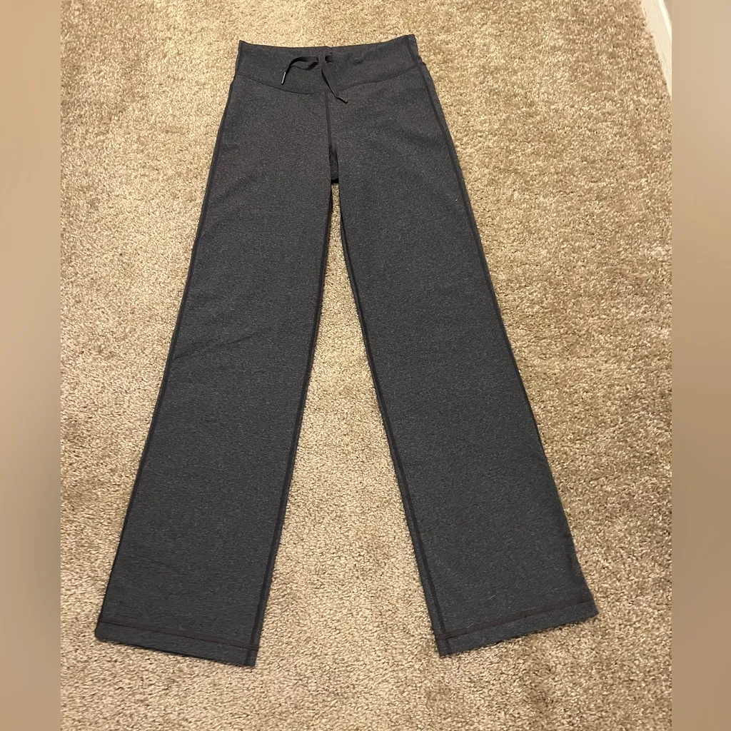 Lululemon relaxed fit pant drawstring‎  heathered slate luon 6 - Image 5